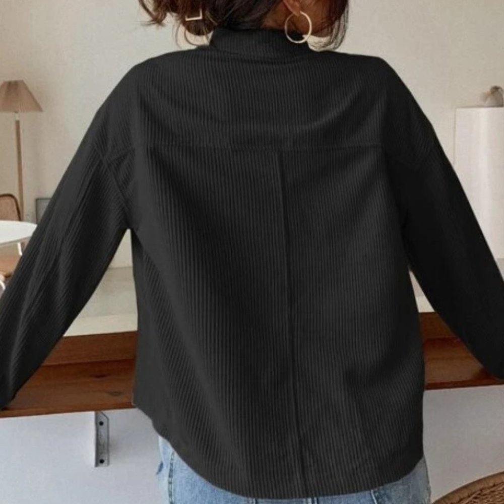 Minimalist CORDUROY BUTTON DOW JACKET FALL WINTER - Picture 5 of 7